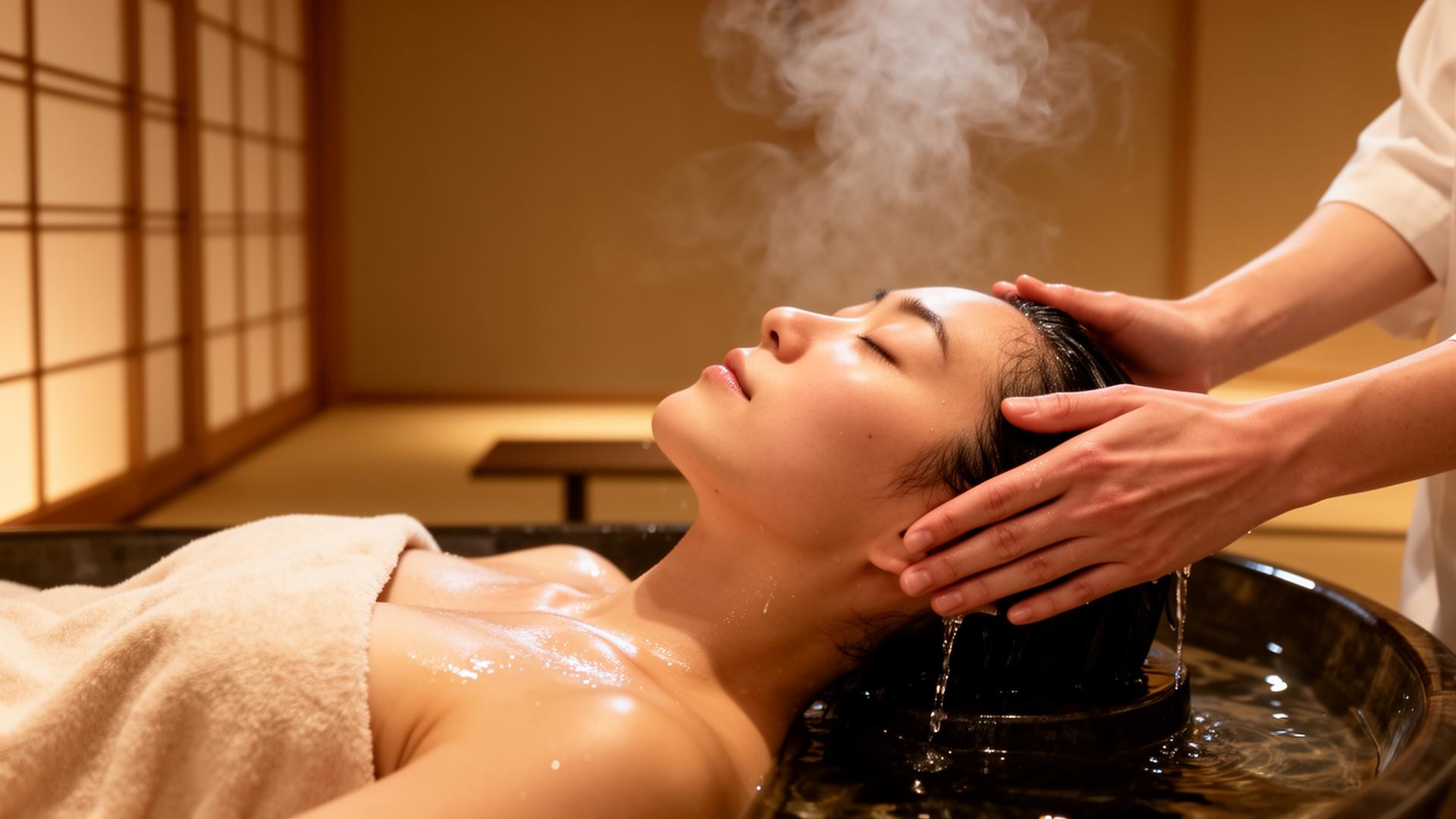 Luxe Japanese head spa treatment at Refine by Kóha